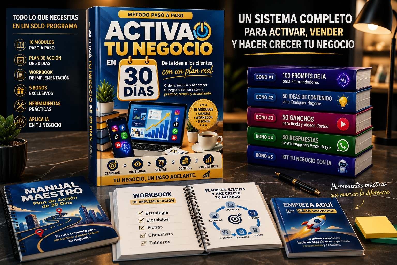 Programa completo Activa tu Negocio en 30 Días